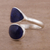Sodalite ring, 'Come and Go' - Sodalite and Sterling Ring (image 2b) thumbail