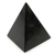 Onyx pyramid, 'Black Night of Peace' (large) - Onyx Pyramid Sculpture Handmade in Peru (Large) thumbail