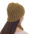 100% alpaca scarf and hat, 'Ochre Puzzles' - 100% alpaca scarf and hat (image 2c) thumbail