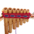 Bamboo zampona panpipes, 'Inca Serenade' (pair) - Hand Crafted Bamboo Wind Instrument Zampona Panpipes (Pair) (image 2c) thumbail