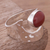 Jasper cocktail ring, 'Ideal Harmony' - Jasper and Hammered Silver 925 Cocktail Ring (image 2) thumbail