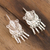 Silver filigree earrings, 'Andean Marinera' - Peruvian Sterling Silver Filigree Earrings (image 2b) thumbail