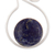 Lapis lazuli dangle earrings, 'Pendulum of Time' - Modern Sterling Silver Dangle Lapis Lazuli Earrings (image 2b) thumbail