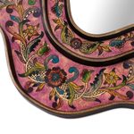 Mirror, 'Romance' - Reverse Painted Glass Wall Mirror