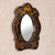 Mirror, 'Birdsong at Night' - Unique Reverse Painted Glass Wall Mirror (image 2b) thumbail