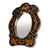 Mirror, 'Birdsong at Night' - Unique Reverse Painted Glass Wall Mirror (image 2c) thumbail