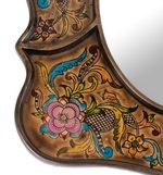 Mirror, 'Birdsong at Night' - Unique Reverse Painted Glass Wall Mirror