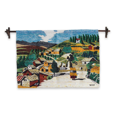 Fair Trade Cultural Wool Tapestry Wall Hanging