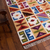 Wool rug, 'Pastel Calendar' (6x8) - Geometric Wool Area Rug (6x8) (image 2b) thumbail