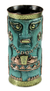 Copper and silver vase, 'Chimu Deity' - Archaeological Brass and Copper Vase (image 2a) thumbail
