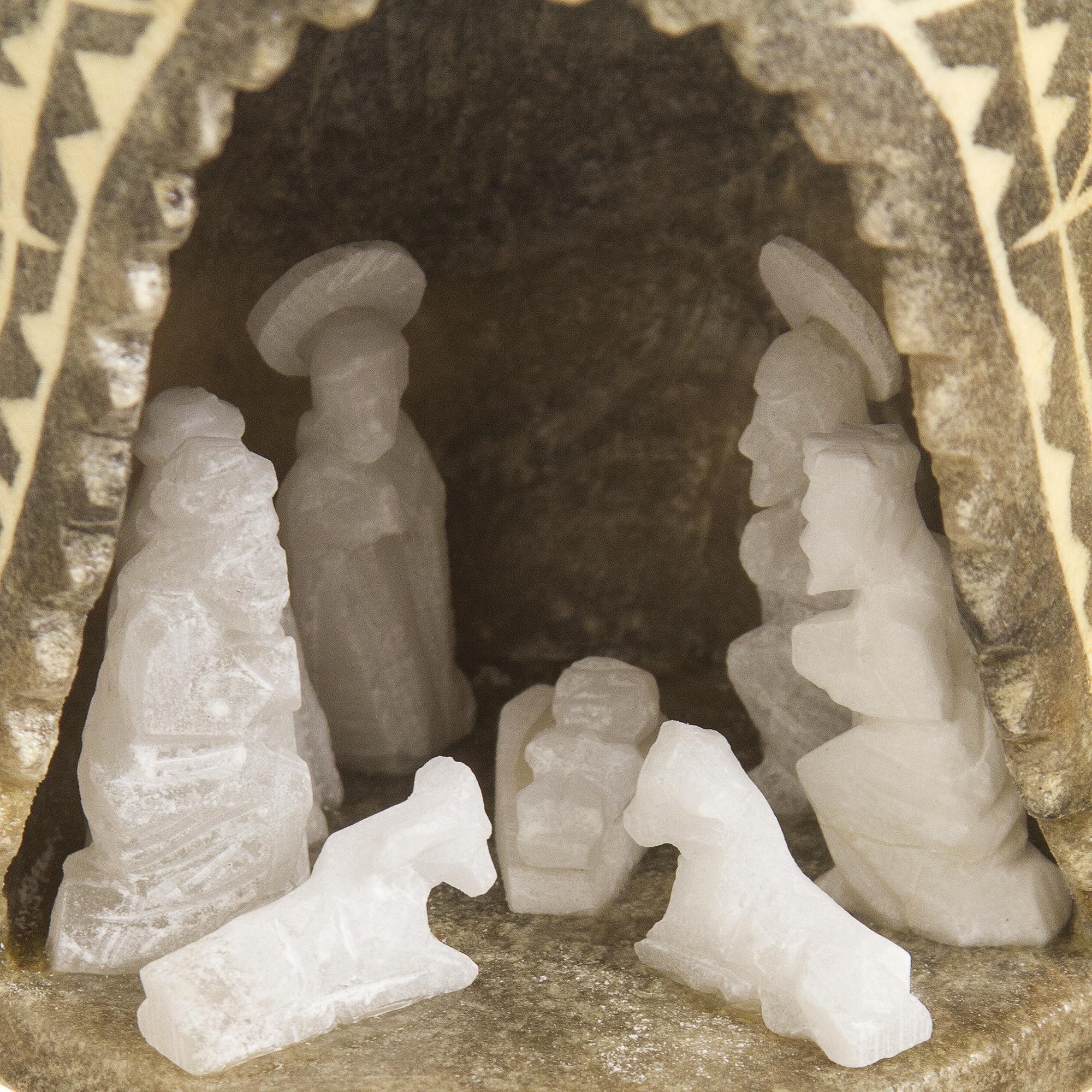 Stone nativity scene Christmas is Peace NOVICA