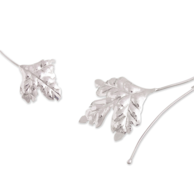 Silver wrap necklace, 'Dearest' - Fine Silver Collar Necklace