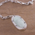 Opal Y-necklace, 'Distance' - Modern Fine Silver Y-Necklace with Natural Opal and Zirconia (image 2b) thumbail