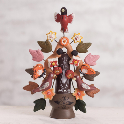 Ceramic candleholder, Tree of Life