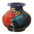 Ceramic vase, 'The Meeting' - Fair Trade Cuzco Ceramic Vase