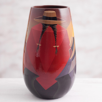 Ceramic vase, Highland Women