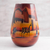 Ceramic vase, 'The Streets of Cuzco' - Handcrafted Cuzco Ceramic Vase