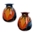 Jarrones de cerámica, (par) - Jarrones de cerámica de Cuzco (par)