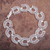 Silver filigree bracelet, 'Lucky Horseshoes' - Silver filigree bracelet (image 2b) thumbail