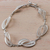 Silver filigree link bracelet, 'Joined Together' - Sterling Silver Fine Silver Link Bracelet (image 2b) thumbail