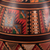 Cuzco vessel, 'Jaguar Sun' - Handmade Ceramic Wild Cat Vessel (image 2e) thumbail