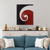 Steel and cotton wall art, 'Evolution' - Hand Made Modern Steel Wall Art (image 2) thumbail