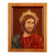 Cedar wood panel, 'Portrait of Christ' - Religious Cedar Wood Relief Panel of Jesus