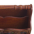 Leather and mohena wood magazine rack, 'Songbirds' - Unique Leather and Mohena Wood Magazine Rack (image 2h) thumbail
