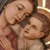 Cedar relief panel, 'Mary with Jesus in Her Arms' - Cedar relief panel (image 2c) thumbail