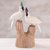 Onyx and aragonite sculpture, 'Cockatoo Couple' - Gemstone Bird Sculpture from Peru (image 2) thumbail