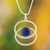 Lapis lazuli pendant necklace, 'Cuddle Me Blue' - Sterling Silver Lapis Lazuli Pendant Necklace thumbail