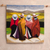 Wool tapestry, 'Peruvian Horse Riders' - Andean Wool Tapestry 3 X 3 Ft Hand Loomed in Peru (image 2) thumbail