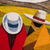Wool tapestry, 'Peruvian Horse Riders' - Andean Wool Tapestry 3 X 3 Ft Hand Loomed in Peru (image 2b) thumbail