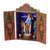 Wood retablo, 'Our Lady of Mount Carmel' - Hand Made Religious Wood Sculpture from Peru (image 2c) thumbail