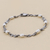 Cultured pearl link bracelet, 'Colonial Pearls' - Handmade Sterling Silver and Cultured Pearl Bracelet (image 2b) thumbail