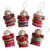 Cotton ornaments, 'Andean Angels' (set of 6) - Cotton ornaments (Set of 6) thumbail
