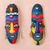 Ceramic masks, 'Colors' (pair) - Handcrafted Ceramic Folk Art Mask (Pair) thumbail