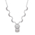 Sterling silver filigree necklace, 'Andean Moons' - Hand Made Peruvian Fine Silver Filigree Necklace (image 2b) thumbail