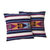 Wool cushion covers, 'Inca Paradise' (pair) - Hand Crafted Wool Striped Cushion Covers (Pair) thumbail