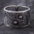 Silver filigree ring, 'Yin and Yang' - Handcrafted Oxidized Silver Filigree Ring (image 2) thumbail