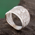 Silver filigree ring, 'Paisley Shine' - Handcrafted Fine Silver Filigree Ring (image 2) thumbail