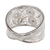 Silver filigree ring, 'Paisley Shine' - Handcrafted Fine Silver Filigree Ring (image 2c) thumbail