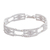 Silver link bracelet, 'Paradigm' - Silver link bracelet thumbail