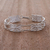 Silver link bracelet, 'Butterfly Daisy' - Unique Fine Silver Filigree Link Bracelet (image 2b) thumbail