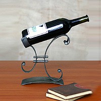 Iron wine bottle holder, Close to You