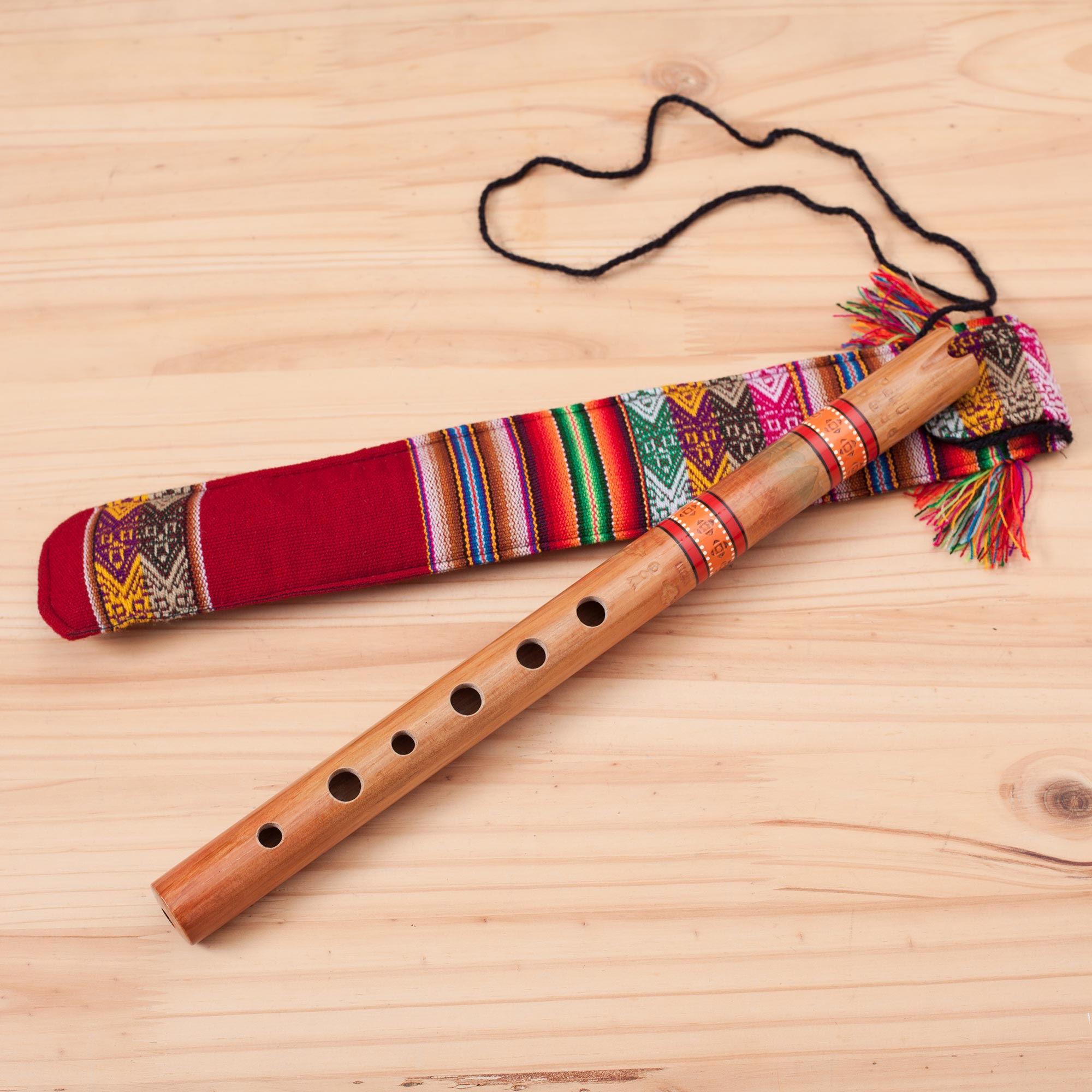 Wood Quena Flute Wind Instrument - Peace Flute | NOVICA