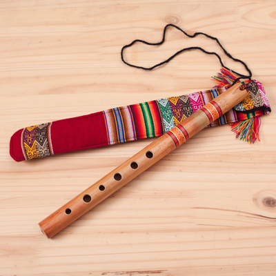 Quena-Flöte aus Holz - Handgefertigte Quena-Flöte aus Holz aus Peru