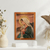 Cedar relief panel, 'Sweet Virgin Mary' - Christianity Wood Panel of the Virgin Mary with Bronze Leaf (image 2) thumbail
