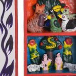 Retablo, 'Scenes from My Land' - Handcrafted Religious Retablo Diorama Andean Folk Art