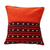 Wool cushion cover, 'Field at Sunset' - Artisan Crafted Geometric Wool Cushion Cover thumbail